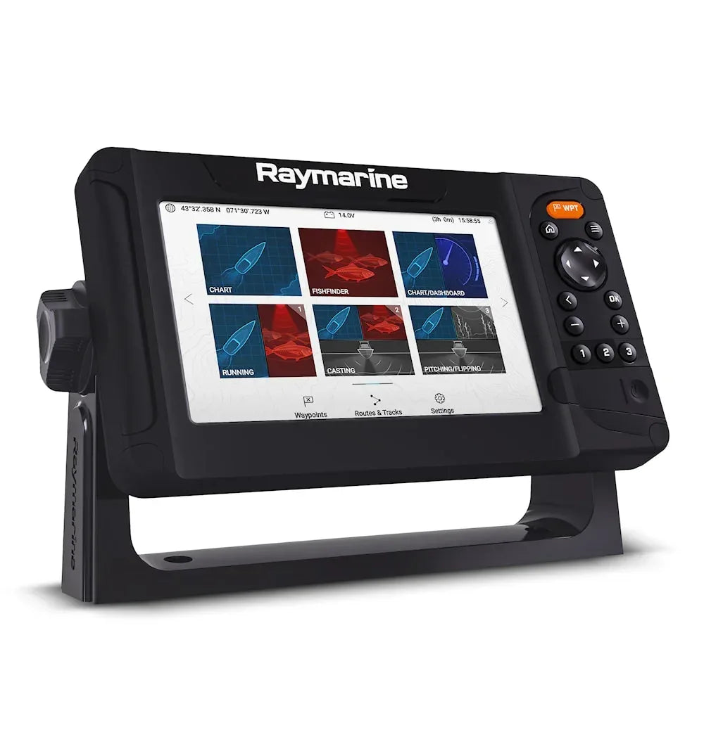 Raymarine Element 7 HV yhdistelmälaite + HV-100 anturi + Pohjois-Euroopan kartta - Happy Angler