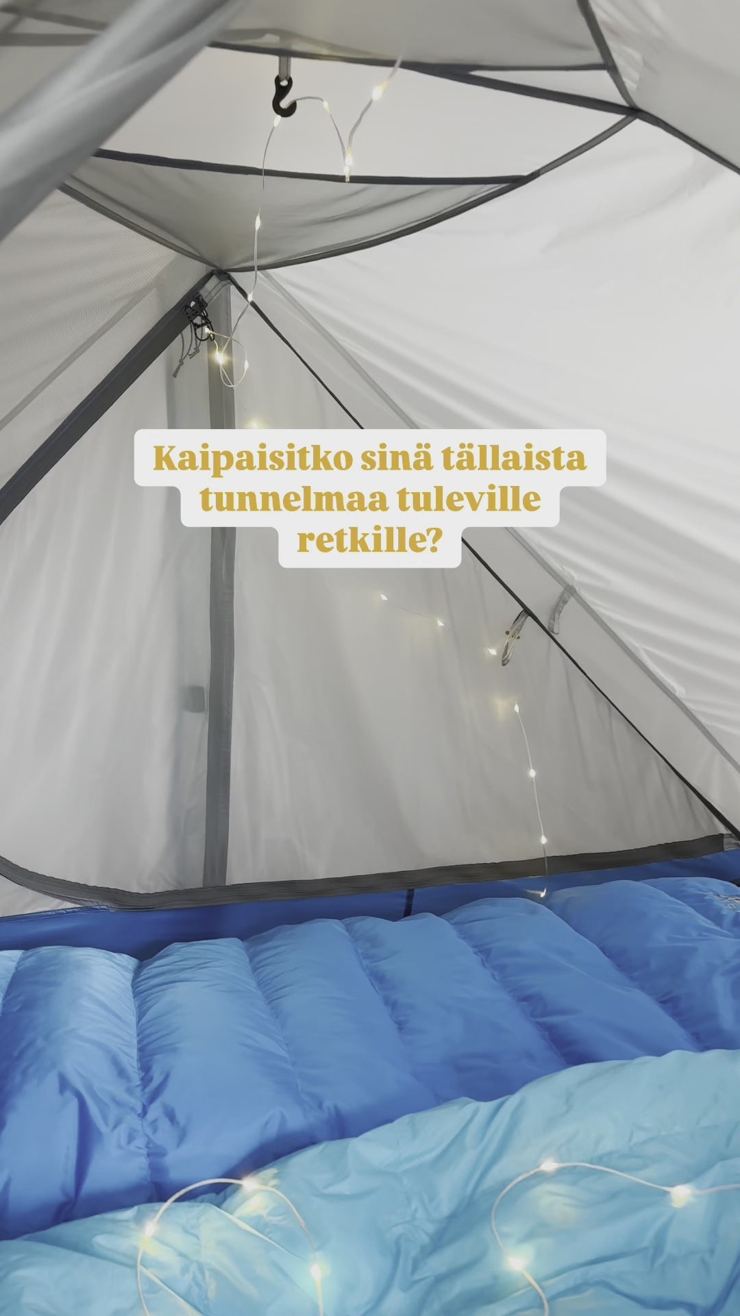 Retki ladattava LED valoketju 8 m