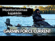 Garmin Force Current kajakkimoottori Power Steer polkimilla