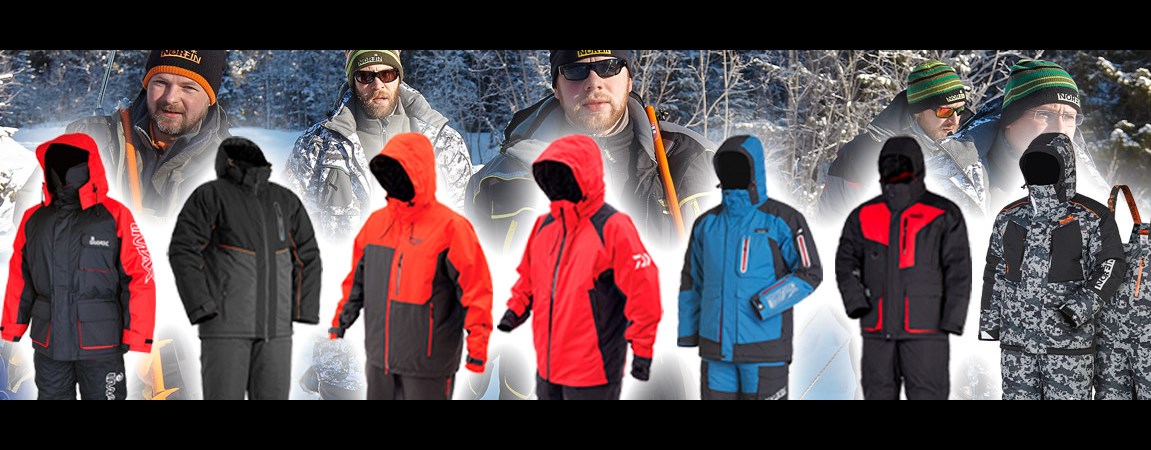 Ice fishing suits and thermal suits